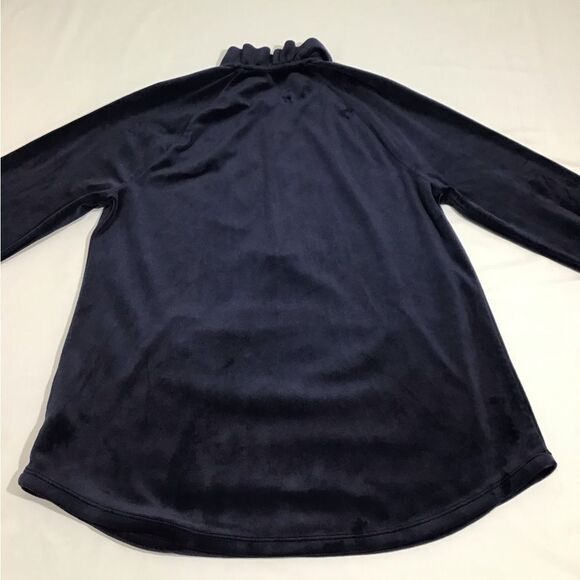 Lily Pulitzer Skipper Round Hem Ruffle Velour Popover Size Small - Picture 12 of 16